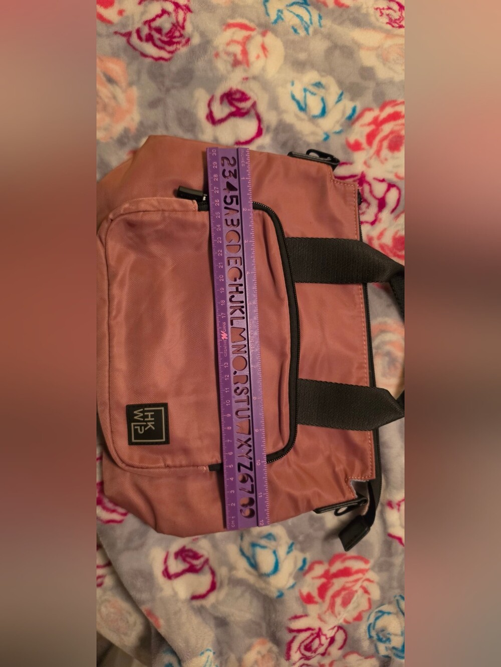 EUC! IHKWIP Dusty Rose Crossbody Bag - Picture 7 of 8